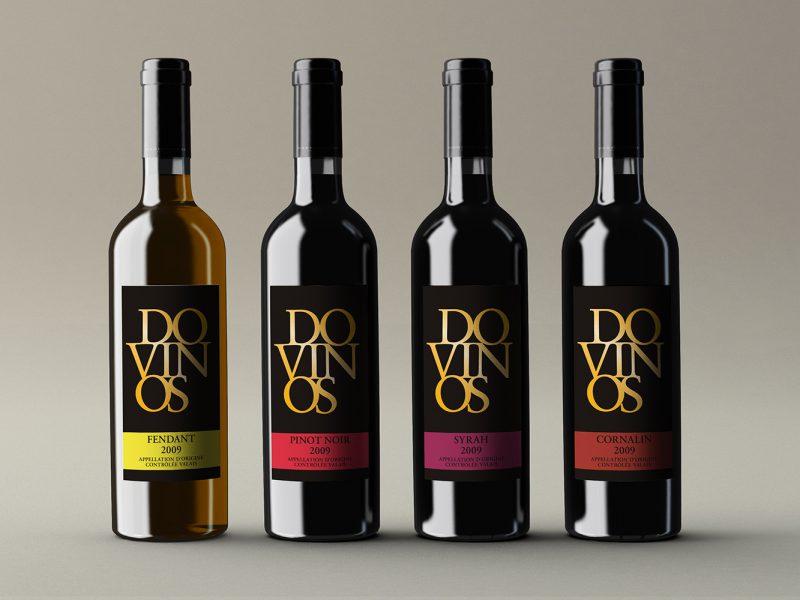 Varone-Bonvins – Packaging – Etiquette de vin