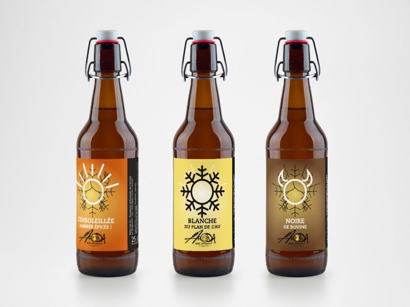 Aroda – Packaging – Étiquette de bière