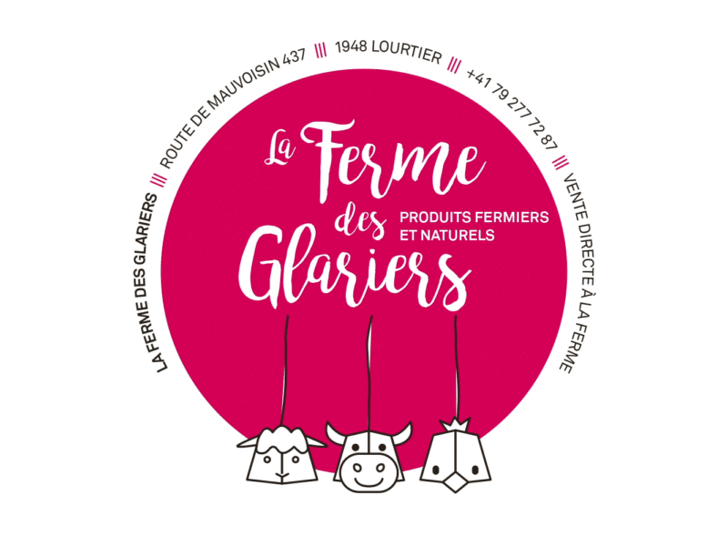 La Ferme des Glariers – Logo – Etiquettes