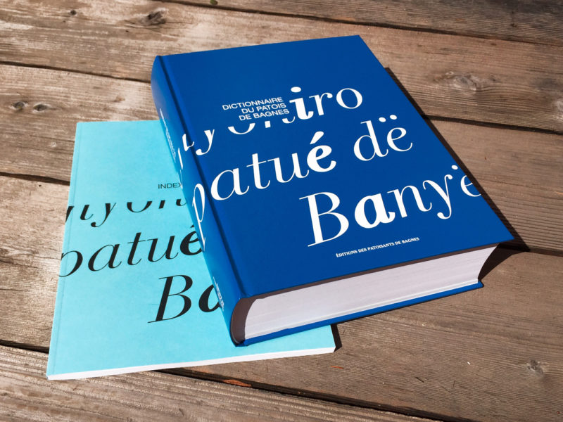 Dictionnaire du Patois de Bagnes – Livre