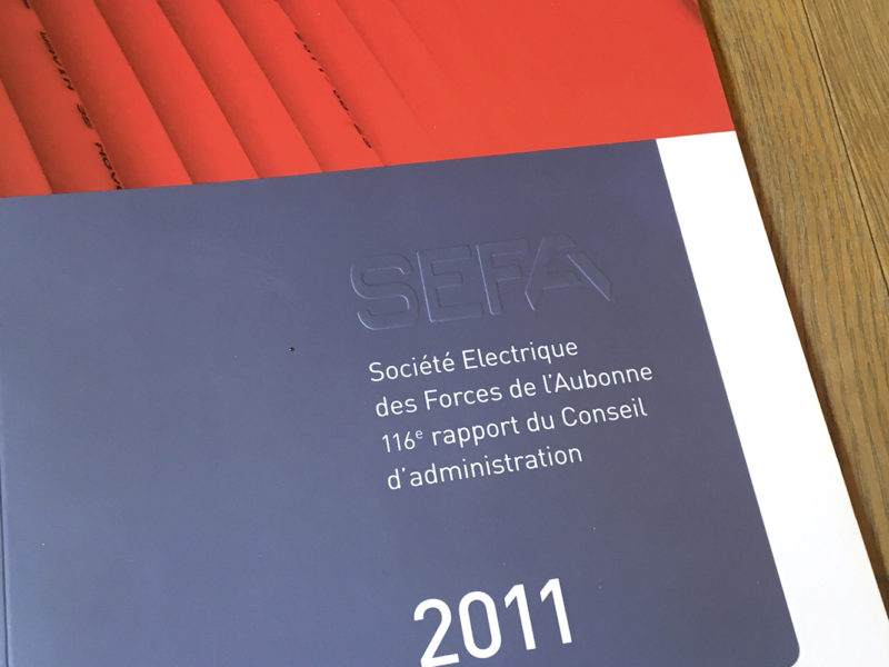 SEFA – Rapport de gestion – 2007